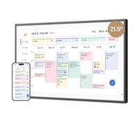 Dragon Touch Calendrier numérique de 21,5 po - Écran Tactile interactif Full HD 1080p - Planificateur Familial Intelligent, Affichage du Foyer, Calendrier numérique à Montage Mural et de Bureau pour