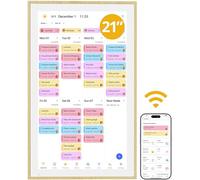 Dragon Touch Calendrier numérique mural électronique de 53,3 cm avec écran tactile interactif, cadeau intelligent pour la famille/la maison, pour rappels de planification, récompenses de tâches