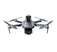 8K HD GPS Drone professionnel double Caméra HD FPV 1500M Positionnement du flux optique 2 batteries Noir