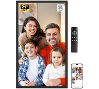 Dragon Touch Large Digital Picture Frame 21.5 inch Black Touch Screen WiFi Digital Photo Frame Display, 32GB Storage, Auto-Rotate, Share Photos Via App, Email, Cloud, Classic 21