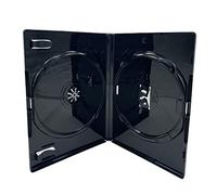 Dragon Trading Amaray Lot de 10 boîtiers doubles pour CD/DVD/Blu-ray Dos 14 mm