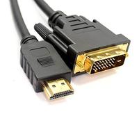 Dragon Trading Câble HDMI vers DVI 10 m bidirectionnel plaqué or 1080p pour lecteur Blu Ray, PS 4, Nintendo Wii, Plasma, DVD, ordinateur, HDTV, projecteur