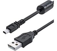 Dragon Trading Câble USB de 1 m pour appareil photo numérique - Chargeur de batterie et transfert de données - Compatible avec OLYMPUS VR-320, VR-330, VR-340