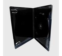 Dragon Trading Lot de 10 boîtiers simples pour CD/DVD/Blu-ray Tranche de 14 mm Noir