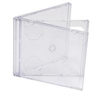 Dragon Trading Lot de 10 boîtiers transparents double CD DVD Blu-ray pour protéger vos disques - Peut contenir 2 disques de n'importe quel format