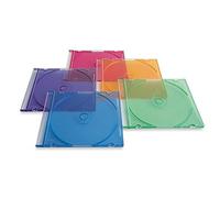 Dragon Trading® Lot de 20 boîtiers fins pour CD/DVD Couleurs assorties