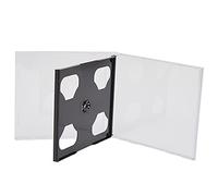 Dragon Trading® Lot de 50 boîtiers doubles pour CD avec plateau noir 10,4 mm