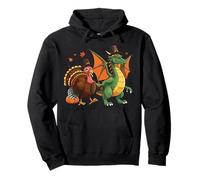 Dragon Turquie Pèlerin Citrouille Thanksgiving Enfants Garçons Filles Sweat à Capuche