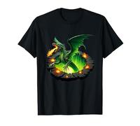 Dragon vert cracheur de feu T-Shirt