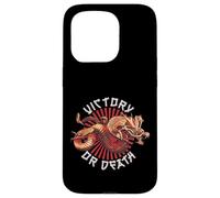 Dragon Victory or Death : une esthétique urbaine audacieuse Coque pour iPhone 15 Pro