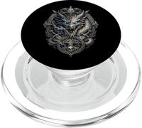 Dragon Viking Jormungandr & Niddhogg Vikings Dragon PopSockets PopGrip pour MagSafe