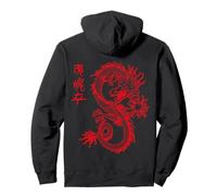 Dragon Vintage Japonais Streetwear années 80 et 90 Dragon Sweat à Capuche