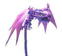 Dragon Volant articulé imprimé en 3D, Dragon ailé en | Jouets réalistes de Dragon de | Jouet Fidget Anti-Stress à Impression 3D avec articulations Mobiles