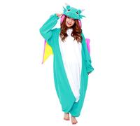 Dragon Volant Bleu Onesie Costumes de Déguisements Kigurumi | SAZAC Kigurumi | Halloween & Carnaval | pour Enfants et Adultes | Taille Unique (155 - 180+ cm)