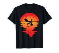 Dragon volant Créatures mythiques Romantic Sunrise Sunset Dragon T-Shirt