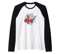 Dragon Volant Mignon Animal Fantaisie Manche Raglan