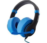Dragon War - Casque Gaming Noir & Bleu avec Micro Rabattable 1, 80 M Connexion Jack