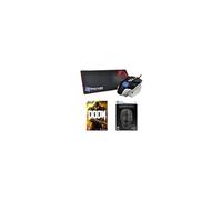 DRAGON WAR Pack : Souris Warlord + Tapis de souris Speed Edition + Jeu PC Doom + Jeu PC Dishonored GOTY