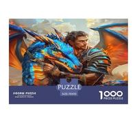 Dragon Warrior Puzzle 1000 Pièces Pour Adultes Et Enfants Fairy Tales Jeu De Création Et Logique Pour Enfants 1000 Pieces Décoration De La Maison - Décoration Murale Cadeaux Cadeaux De Voyage 70x50cm/