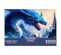 Dragon Warrior Puzzles 1000 Pièces Pour Adultes Et Enfants Fairy Tales De L'art De La Décoration Moderne Jeu Cadeau Unique 1000 Pieces Décoration De La Maison - Décoration Murale Cadeaux Cadeau Pour F