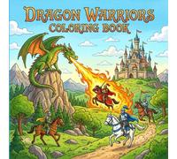 Dragon Warriors Coloring Book: Epic Fantasy Battles, Dragons and Warriors for Teens and Adults