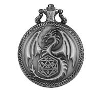 Dragon Watch Case - Support de poche en , boîte d'affichage nostalgique | Organiseur d'horaire ancien pour jeux de société, accessoire de jeu de rôle pour femmes et hommes, Stockamie