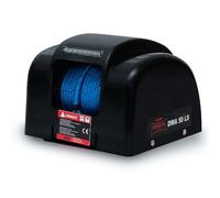 DRAGON WINCH Guindeau Électrique 12V 50 lbs (22 kg) - Guindeau d’Ancre & Treuil 150W avec Câble Synthétique 30,5 m et Télécommande pour Bateaux Pêche, Pneumatiques, Loisirs
