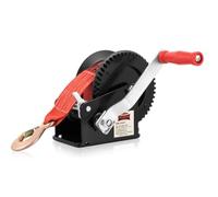Dragon Winch Treuil Manuel 2500 lbs / 1133 kg avec crochet et ceinture 10m per pour les petits bateaux, motos, véhicules et ateliers | Treuil à main à une vitesse