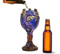 Dragon Wine Glass - Mug médiéval, Dragon Kelk | Gobelets médiévaux en acier inoxydable, tasses médiévales créatives et multifonctionnelles pour boire ou collectionner au quotidien