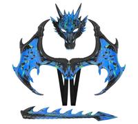 Dragon Wing Set | Kids Dragon Costume Foldable Halloween Waterproof Prop | Dragon Wing Set Dragon Costume Cosplay Outfit For Party New Year Indoor Outdoor Thanksgiving Holiday Birthday Home Vacation