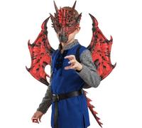 Dragon Wing Set | Kids Dragon Costume Foldable Halloween Waterproof Prop | Dragon Wing Set Dragon Costume Cosplay Outfit For Party New Year Indoor Outdoor Thanksgiving Holiday Birthday Home Vacation