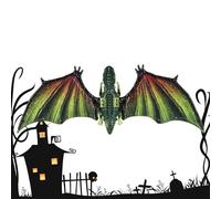 Dragon Wings, Electric Dinosaur Wings Toy with LED Lights and Music, Realistic Flapping Design for Boys Toddler Costume Dress-Up Party Birthday Christmas 32.28x11.81 inches