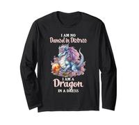 Dragon Woman Humour No Damsel in Distress Fantasy Manche Longue