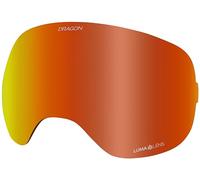 Dragon X2 Lunettes de ski de rechange unisexe Lumalens Jaune Rouge Ion