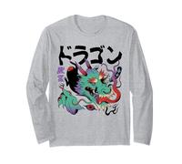 Dragon Yokai Surréaliste japonais psychédélique étrange Manche Longue
