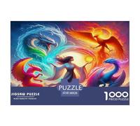 Dragon1000 Pièces Puzzle FamilialDragon Mythique pour Adultes Moderne Jeu Premium avec Défis Créativité Et CommeCadeau38x26cm/1000pcs