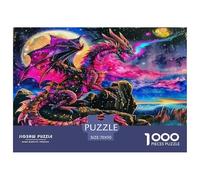 Dragon1000 Pièces PuzzleDragon Mythique pour Adultes De Jeu pour Adultes Difficile EtStimulant Créativité Et CommeCadeau70x50cm/1000pcs