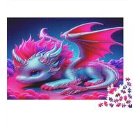Dragon1000 Pièces Puzzles pour Adultes Et Enfants Jeux Éduchatifs mignonDifficile pour La Décoration Intérieure Idée De Cadeau Géniale70x50cm/1000pcs