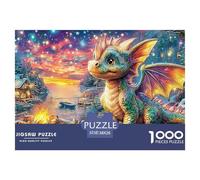 dragonat Dawn 1000 Piece Adults Puzzle Kids Age Games Puzzle Game Difficult Impossible Challenging & Brainteasing 38x26cm/1000pcs