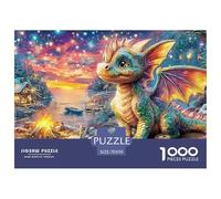 dragonat Dawn 1000 Puzzles Adults Puzzle Kids Age Gifts Family Games Unique Gifts Challenge High Difficulty 70x50cm/1000pcs