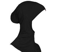 Dragonaur - Bonnet de hijab musulman pour femme - Couverture intégrale - Noir