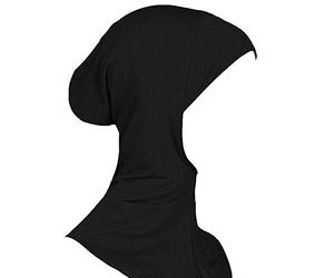 Dragonaur - Bonnet de hijab musulman pour femme - Couverture intégrale - Noir