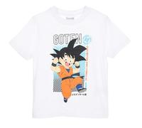 Dragonball T-Shirt Manches Courtes, Garçon (Blanc,10 Ans)