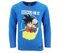 Dragonball T-Shirt Manches Longues, Garçon (Bleu,4 Ans)