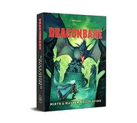 Dragonbane : RPG Core Set - Mirth & Mayhem - Boîte de rangement gratuite, édition gratuite de la ligue, comprend des dés, un livre de règles, une carte et plus encore