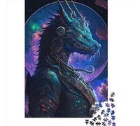 Dragonborn1 Puzzle Rectangulaire 1000 Pièces Adulte Puzzle Créatif Jouet Adulte, 1000 Pièces (38x26cm)