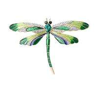 Dragonfly Broche - Style rétro, perle strass | Imitation d'allaitement