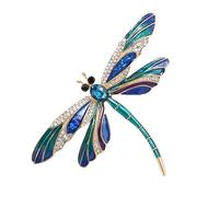 Dragonfly Charm Rhinestone Dragon Fly Épingles - Broche Animale Élégante