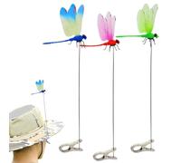 Dragonfly De Jardin - 5.51x3.54x9.84 Pouces Coloful Planter Ornaments Supplies pour Décoration Intérieure en Plein Air | Ornements Jardinière Les Accessoires D'allée Chemin La Ferme