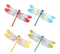 Dragonfly Lot de 4 répulsifs anti-mouches en forme de libellules 14 x 9 cm